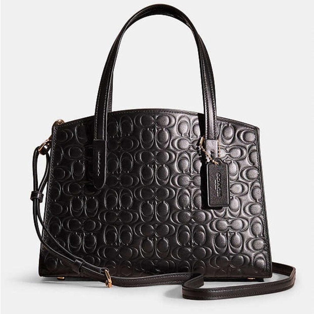 Charlie Carryall 28 In Signature Leather 🖤☕️🐼